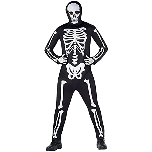 Morph Mens Skeleton Costume, Adult Skeleton Costume, Halloween Skeletons Suit Adults, Halloween Costumes for Men2