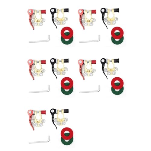 10 Bornes de Batterie de Voiture 12V 24V Pinces Connecteurs Rapides