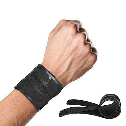 Mezeic Wrist Brace for TFCC Tear, Ultra-thin Compression Wrist Straps Weightlifting Wrist Wraps Adjustable Wrist Support for Sport Protection, Tendonitis Arthritis Wrist Pain - Black