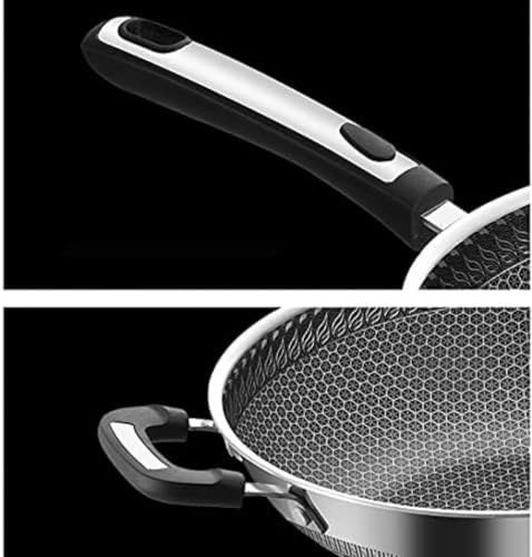 Wok multiuso de acero inoxidable antiadherente 32 cm miniatura 6
