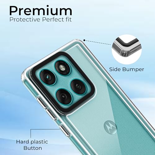 Image of A rtistque Ultra Stylish Back Cover Case for Motorola Edge 60 Fusion 5G | | Edge 60 5G | Premium Shockproof TPU | Protective Design | Moto Edge 60 Fusion 5g Back Cover - White