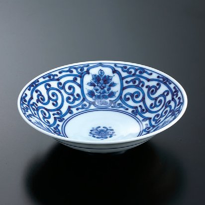 Plato de porcelana cerámica 15.3 cm diámetro miniatura 1