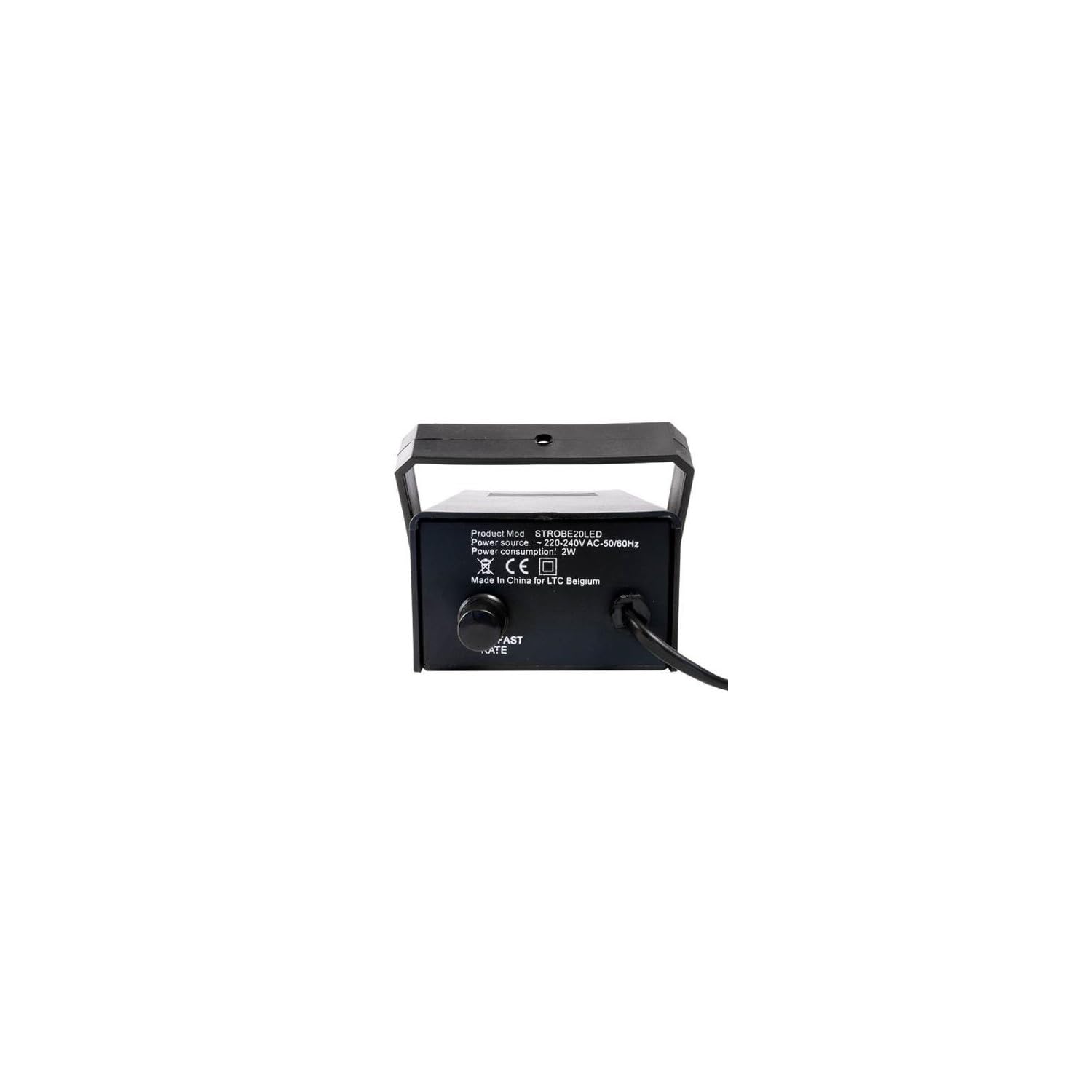 Ibiza STROBE20LED Stroboscope Noir