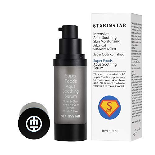 MOYAMOYA Super Foods Aqua Soothing Serum, Intensive Aqua Soothing Skin Moisturing, Advanced Skin Moist & Clear, 10 Super Foods Supplements contained, 30ml/ 1 fl.oz