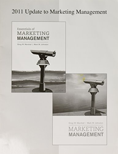 2011 Update to Marketing Management