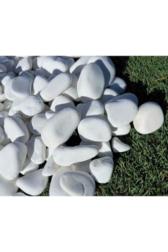 3 Kg Beyaz Dolomit Çakıl Taşı, 2-4 Cm