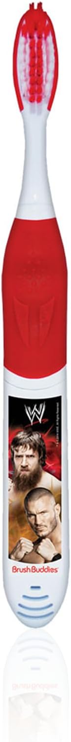 BrushBuddies WWE theme song featuring (Randy Orton & Daniel Bryan) Manual Toothbrush