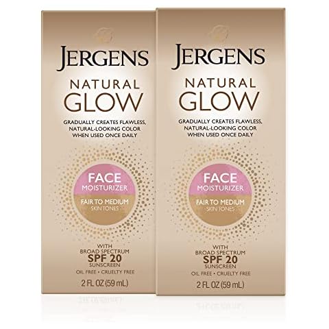 Jergens Natural Glow Face Tanner Lotion Cover
