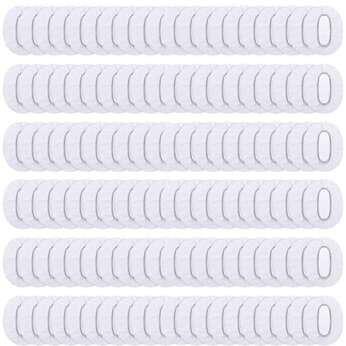 Outus 100 Pack Clear Disposable Ear Covers Plastic Waterproof Ear Protectors for Shower, Hair Dye, Bathing