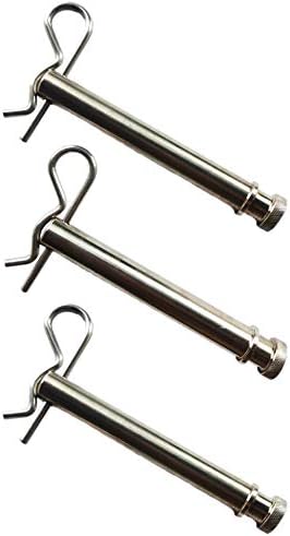 TS35010 Hitches Tow and Stow Stainless Steel Receiver Replacement for 2" & 2.5" Hitch Pins Keeper Clips (Silver)