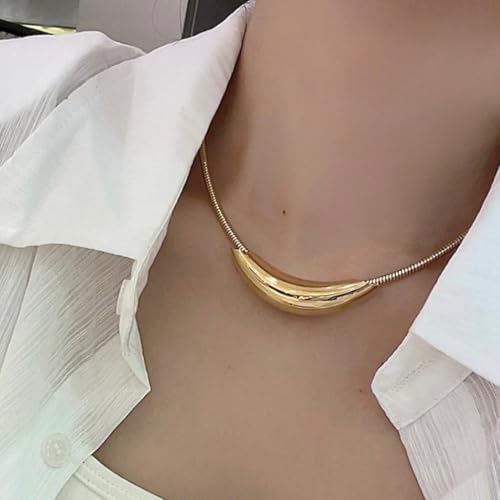 Jude Jewelers Stainless Steel Chain Style Statement Collar Necklace2