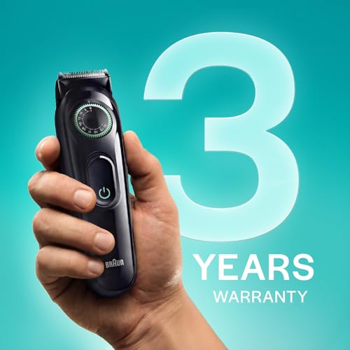 Image of Gillette Series 3 All-in-One Beard & Body Trimmer for Man (by Braun) | 40 length settings for Face, Body, Head & Private Parts | Ultra Sharp Blades for Precise trim | Sensitive Body Comb for body grooming | 3-Year Warranty | 5 on top Attachments | 50 Min Runtime