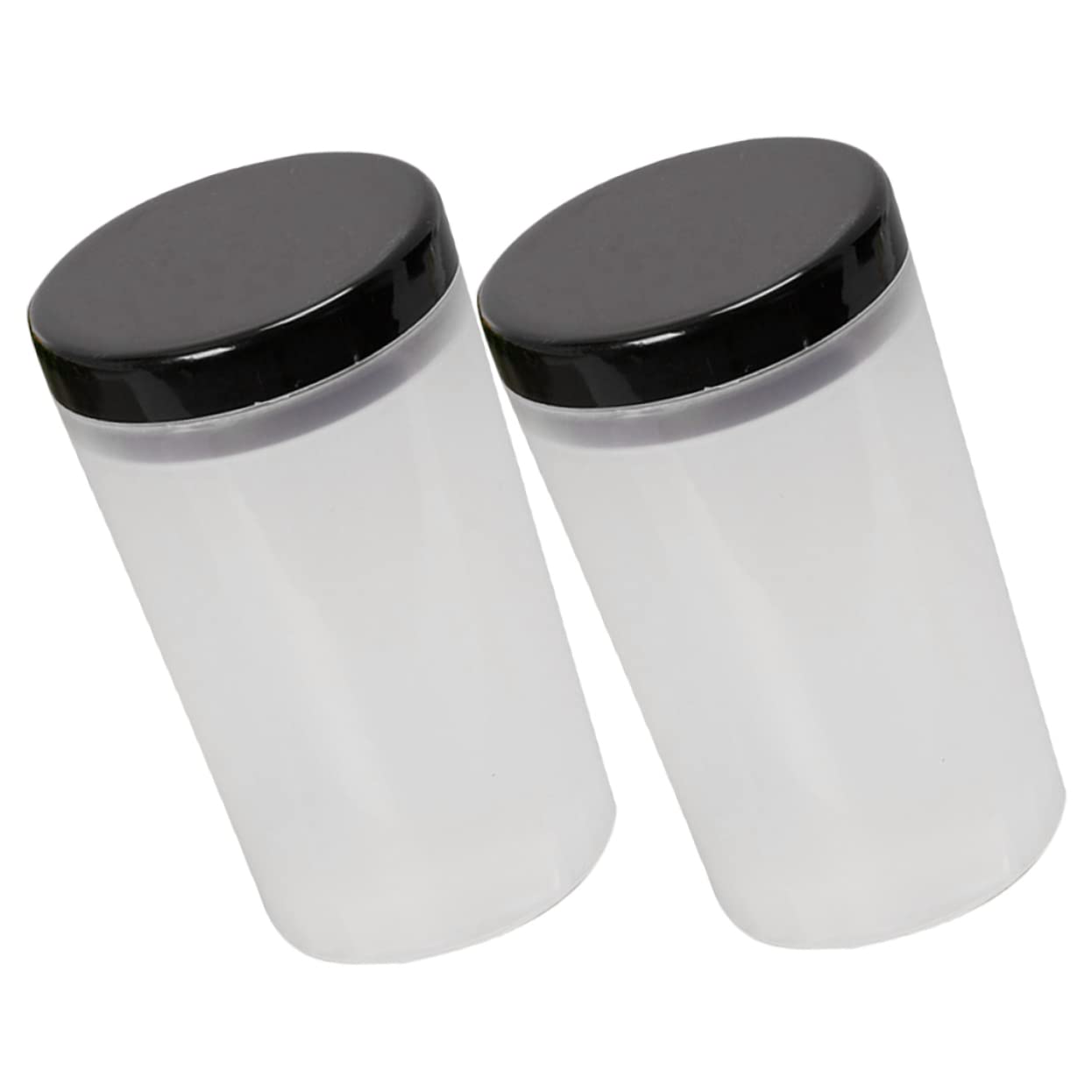 Hohopeti 2pcs Brush Washer Set Manicure Bottle Paint Brush Portable for Artists