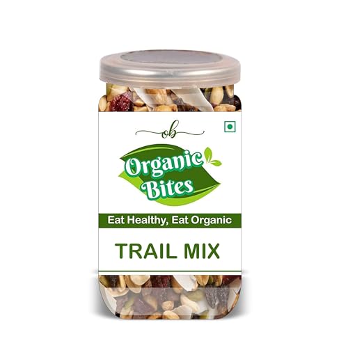 Organic Bites Trail Mix 300 Gram Airtight Container
