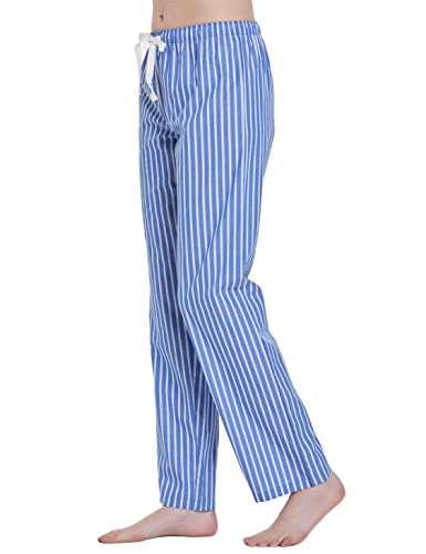 Image of CYZ Women's 100% Cotton Woven Poplin Sleep Pajama Pants