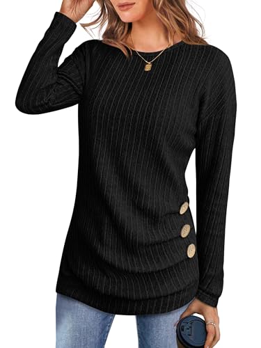 ANRABESS Womens Long Sleeve Tunic Top 2025 Fall...