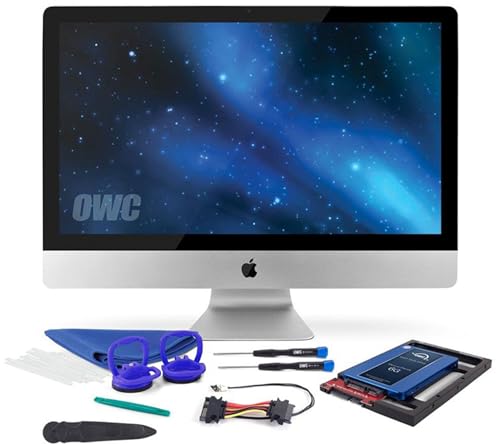 OWC SSD Upgrade Bundle For 2012-2015 iMacs, 2.0TB 6G SSD, Drive Converter Bracket, In-line Digital Thermal Sensor Cable, Installation tools
