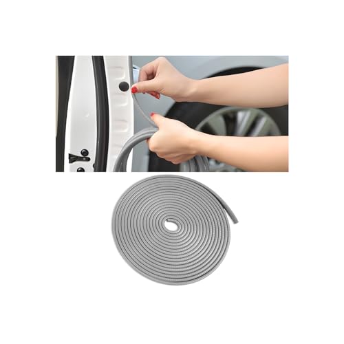 Image of Osilly Car Door Edge Guards, 16Ft Rubber Seal Car Door Edge Trim, U Shape Door Edge Protector Guard, Aluminum Weather Proofing Automotive Door Edge Molding Protection for Most Car (Gray)