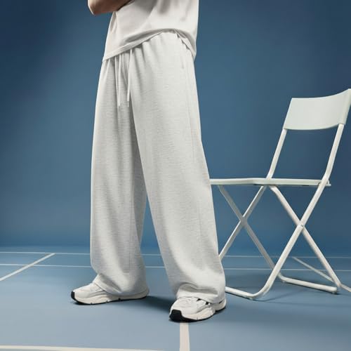 Image of dockstreet Straight Wide fit Long Length Open Bottom Jogger for Men /Trending Multi Pocket Style, Relaxed Casual Pants for Men