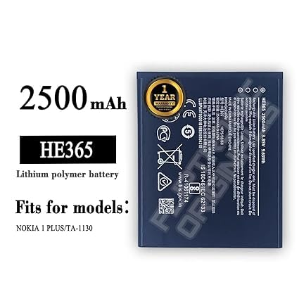 Image of HE365 Battery for Nokia 1 Plus Battrey with 1 Year Warranty****(X209)