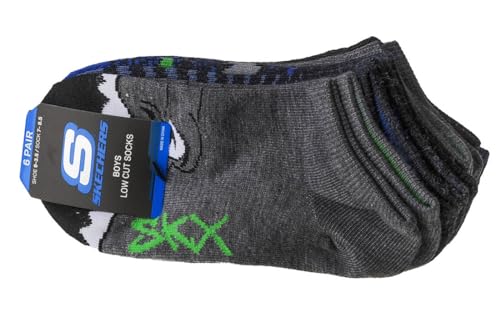 Chaussettes de sports Skechers Boys 6pk Low Cut Dinos 31 / - vue 3