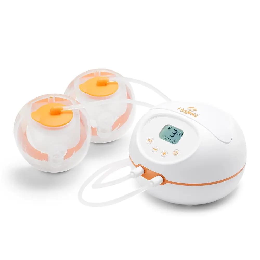 Photo 1 of Hygeia Express Electric Breast Pump – Hospital-Grade Strength, Wearable Hands-Free, Portable & Rechargeable with AC Adapter, Includes 27mm Cups & 24mm Inserts