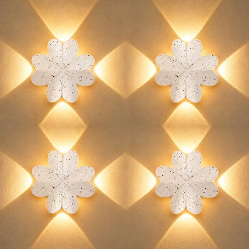 Image of Gesto 8W Waterproof Led Wall Light for Home Decoration - Up Down 4-Way LED Wall Lamp | IP65 Outdoor Fancy Wall Lights for Balcony,Gate,Elevation,Garden,Patio | Decorative Wall Mount Light -Pack of 4