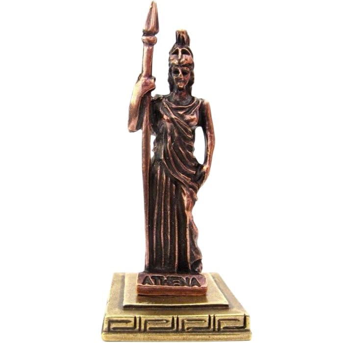 IconsGr Ancient Greek Zamac Miniature Statue of Athena (1442)
