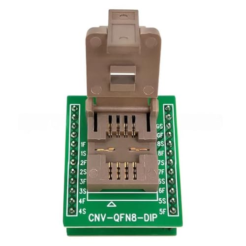 Fixture de programación QFN8 a DIP8 para evitar soldaduras en test de envejecimiento DFN8X8 5