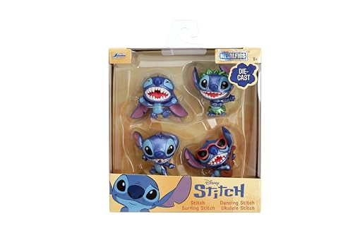Image of Jada Disney Stitch Metalfigs 4-Pack - Die-Cast Figures, 2.5 inch Scale