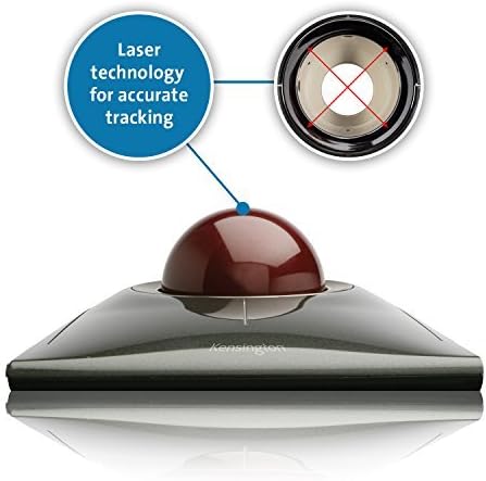 Kensington Wired SlimBlade Trackball Mouse (K72327U), Black - Image 7