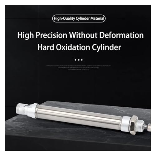 Vérin pneumatique rond DSNU16 en inox pour automatisation industrielle précise - 3