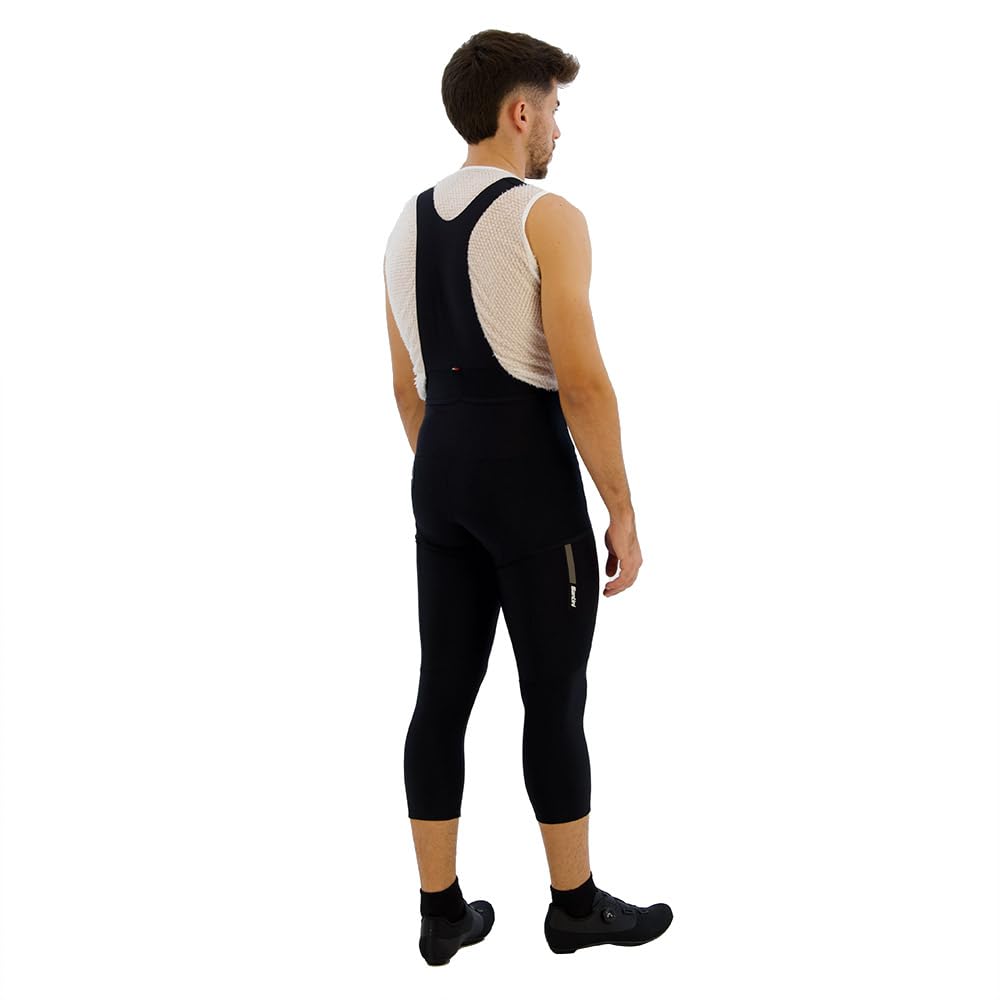 Santini Collants à bretelles 3/4 résistants à l'eau