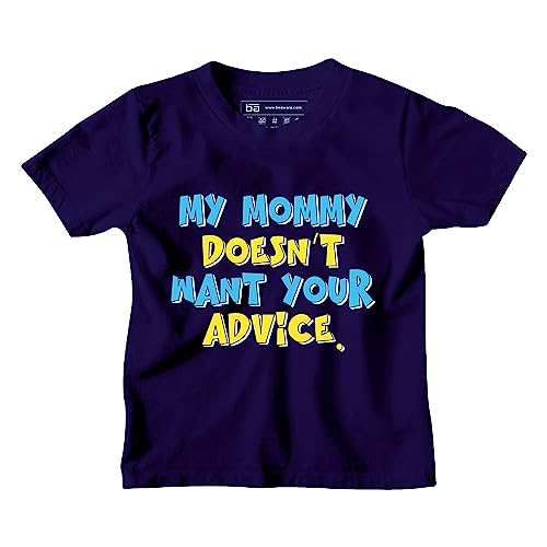 Image of Be Awara Round Neck Half Sleeves 100% Cotton Printed T-Shirt Kids, Comfortable Tshirts for Kids with Cool Prints, Everyday Casual Wear for Boys & Girls, Unisex