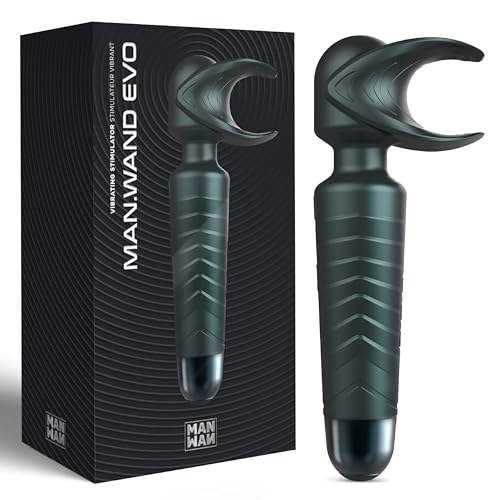 Manwan Man.Wand EVO Stimulateur Vibrant & Masturbateur 2-en-1