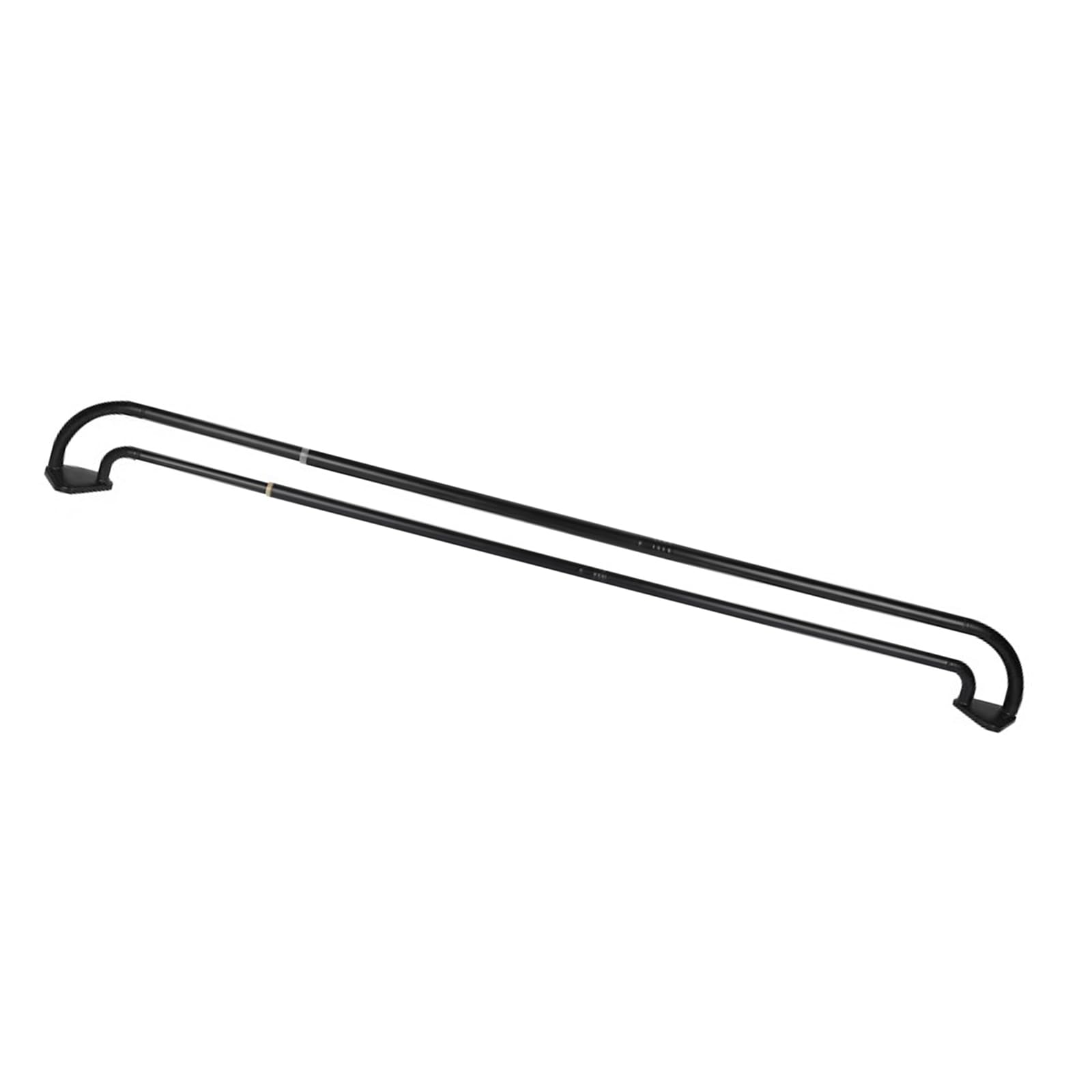 TQUXNGA Space Saving Double Pipe Curtain Rod Adjusts From 1 2 to 2 4 Meters Strong Iron Structure for Extended Use Stylish Curtain Rod