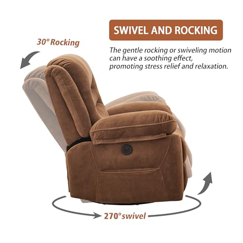 Ketaiyou TYD9915 Large Power Swivel Rocker Recliner thumb #4