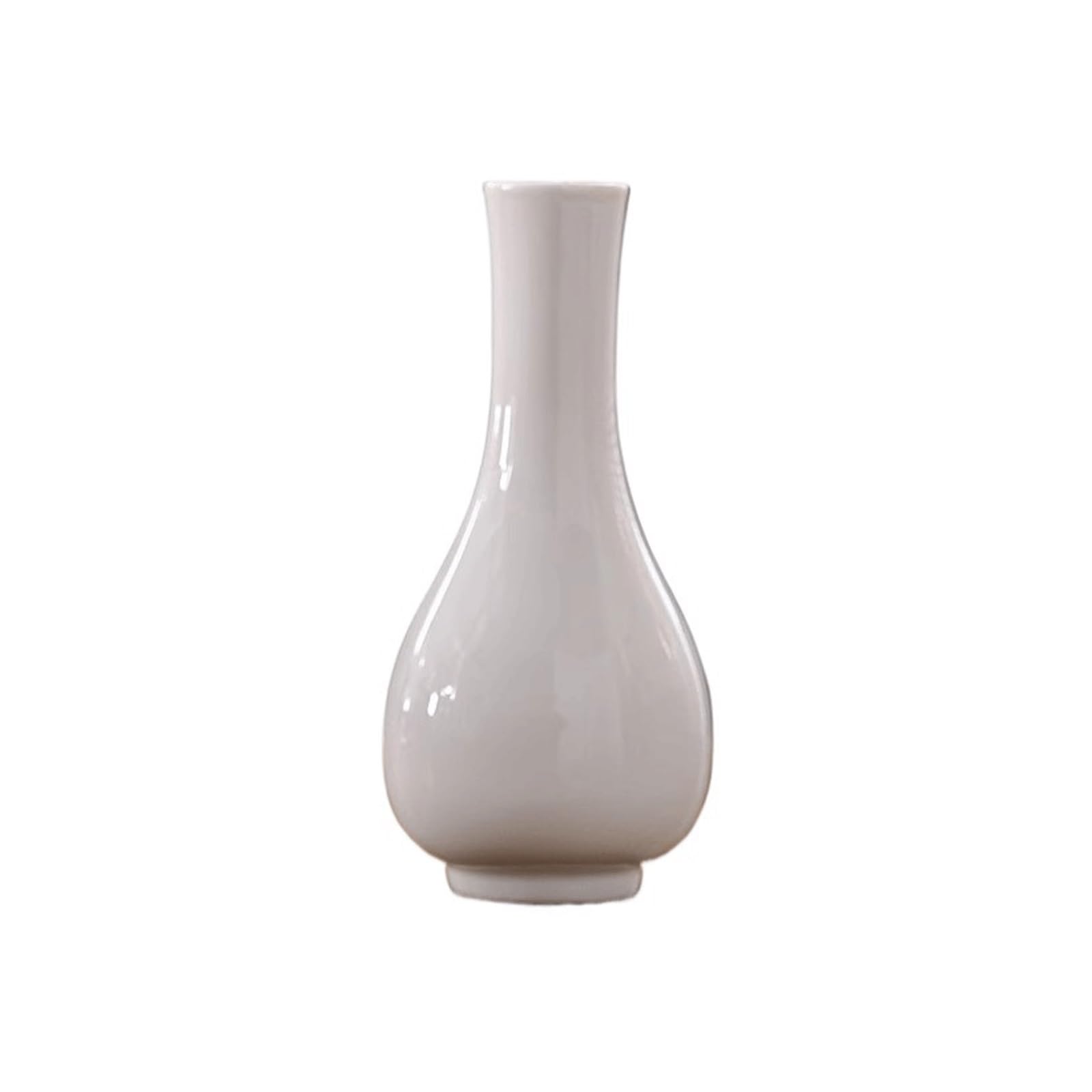 Zthyshoz One Color Decorative Vase Stylish Home Décor Accent For Living Room Office Ceramic Vase Matte Round Modern Design
