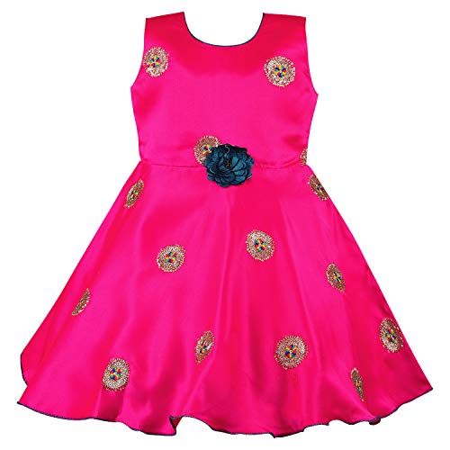 Image of Wish Karo Baby Girls Frock Dress with Jacket-(fe2911)