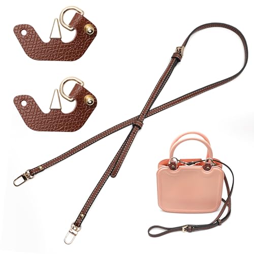 Image of Leather Shoulder Strap Replacement for Longchamp Strap Kit, Original Pouch with Handle Adjustable Conversion Kit for Mini Longchamp Bag, Suitable for Longchamp Mini Bag Replacement