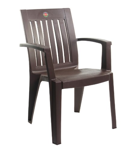 Image of CELLO Prominent Set of 6 Chairs (Ice Brown) | Strong and Durable | Easy to Clean | Chair for Living Room, Bed Room, Kitchen, Office Room, Outdoor | 3 Years Warranty
