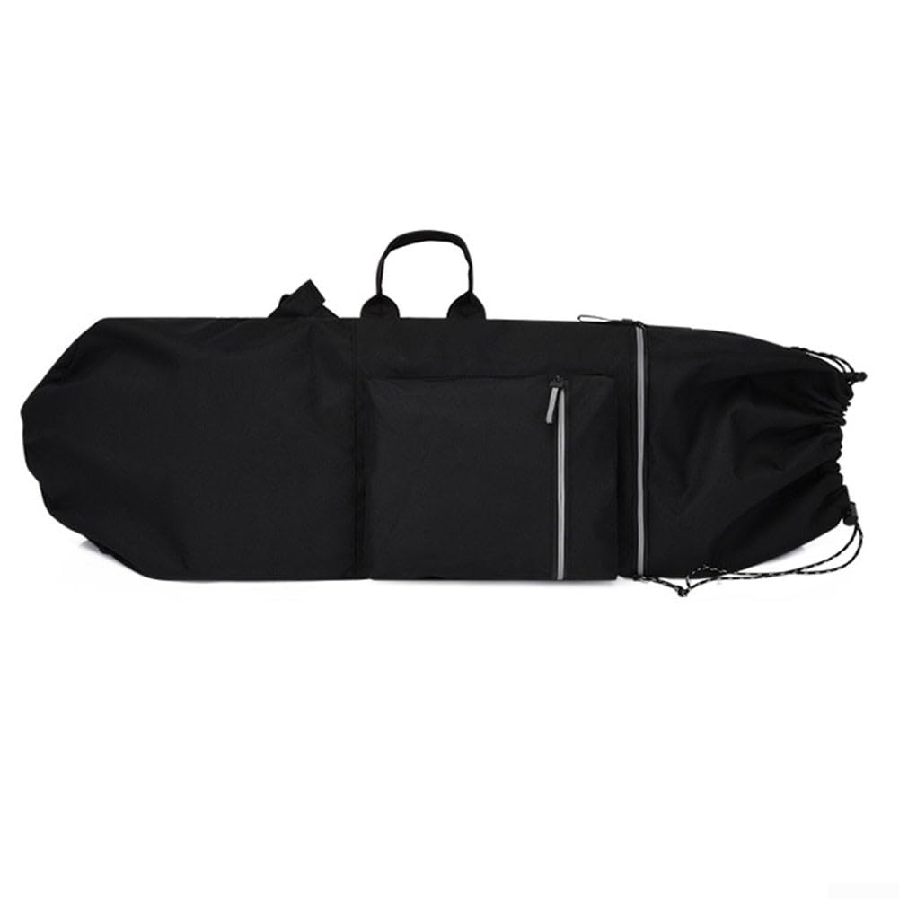 FUBESK Sac à dos de skateboard pliable, imperméable, double épaule, avec poignée, pour toutes les tailles de skateboards, 110 x 32 cm
