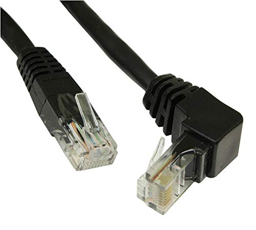 Cable Ethernet RJ45 Cat6 25 pies ángulo hacia abajo miniatura 2