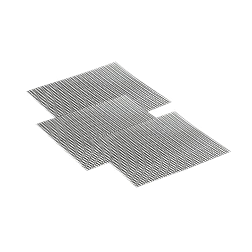Toyvian 3Pcs BBQ Grill Mesh Mat Non Stick Grilling Mats for Vegetables Meat Reusable Baking Mats Easy to Clean Dishwasher Safe for Outdoor Grilling