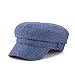 LANEYCX Newsboy Hats for Women, Fashion Newsboy Cap Bakerboy Cabbie Gatsby Pageboy Visor Beret Hat (US, Numeric, 7 1/8, Blue)
