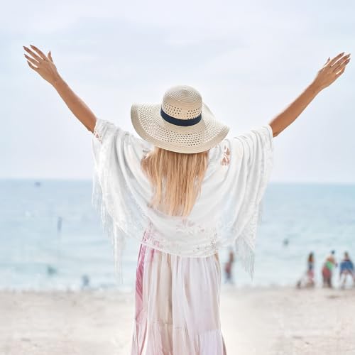 Shawl Wraps For Women,Scarf For Women,Floral Lace Shawl For Evening Dresses,Weddings,Casual,Prayer4