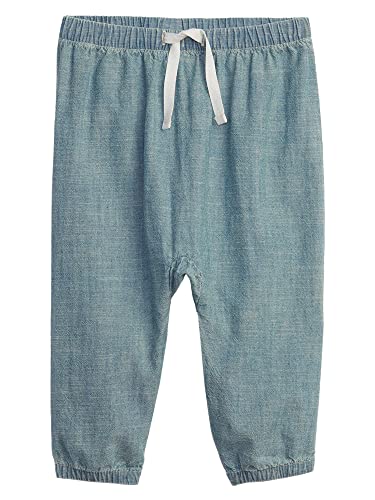 Image of GAP Baby Girls' Chambray Pant