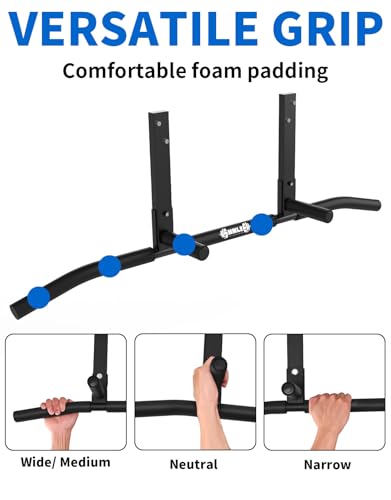 Joist Mounted Pull Up Bar, Ceiling Mount Chin Up Bar for Home Gym, Beam, Rafter, Easy installation, 42" Wide Bar - Image 6