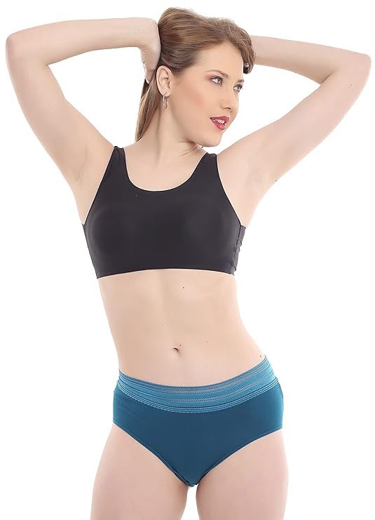 Image of Women Hipster Dark Green Panty (Elptecl1013 P) | ELGANTE ELPTECL1013 P