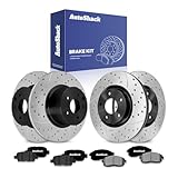 AutoShack Front Vented & Rear Solid Drilled & Slotted...